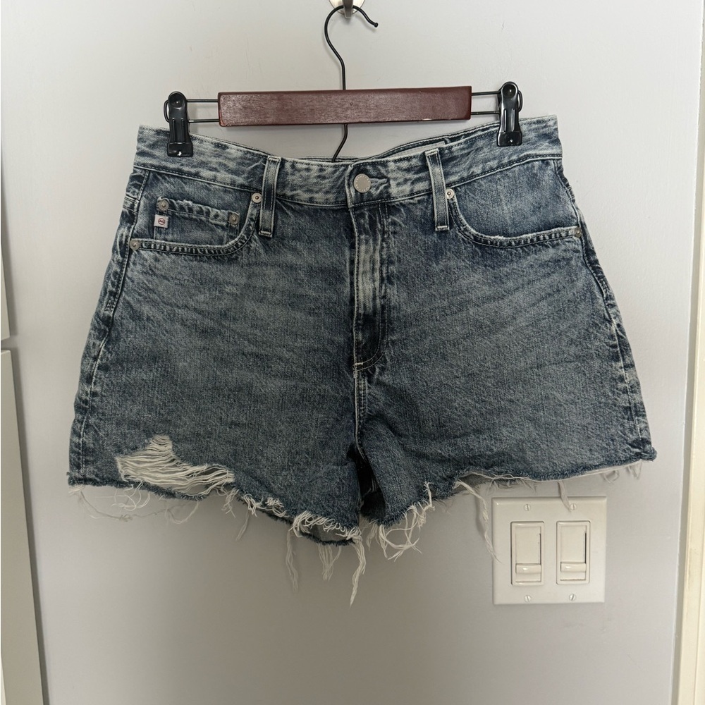 ADRIANO GOLDSCHMIED ALEXXIS HIGH RISE WEDGIE SHORTS WOMEN'S SIZE 29
